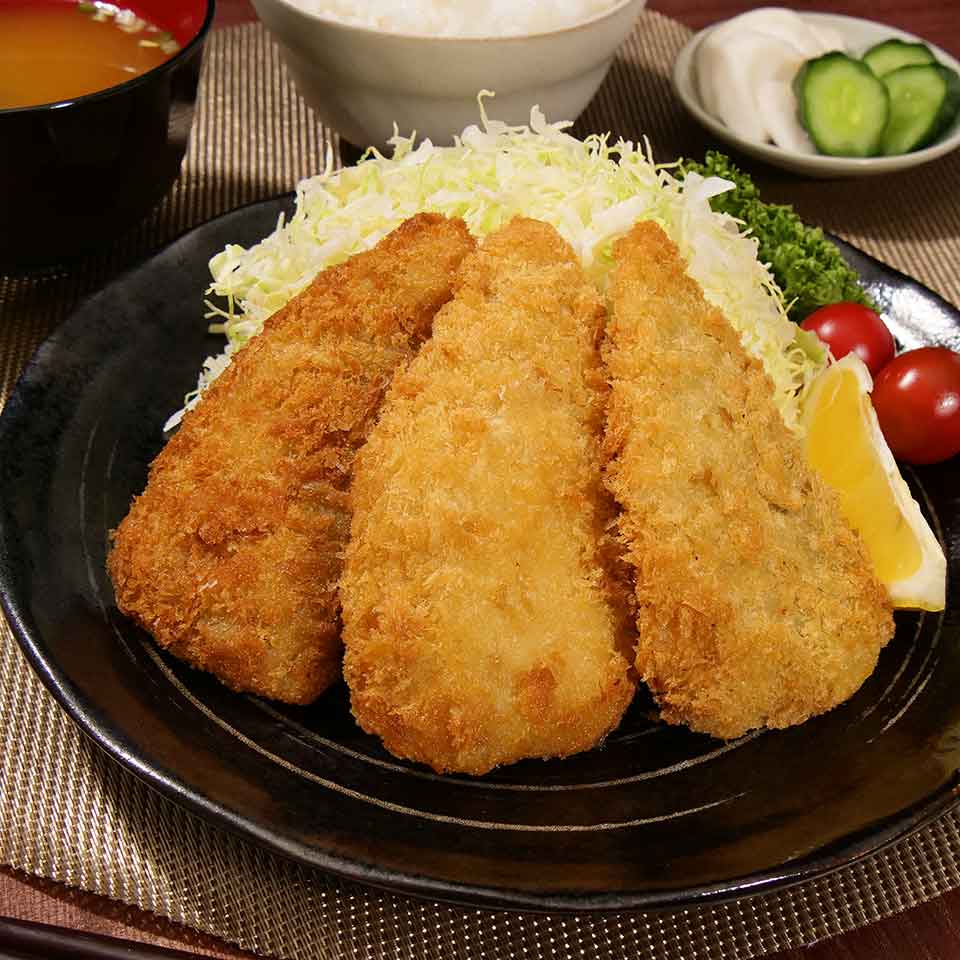 鮮度抜群!国産生アジフライ500g
