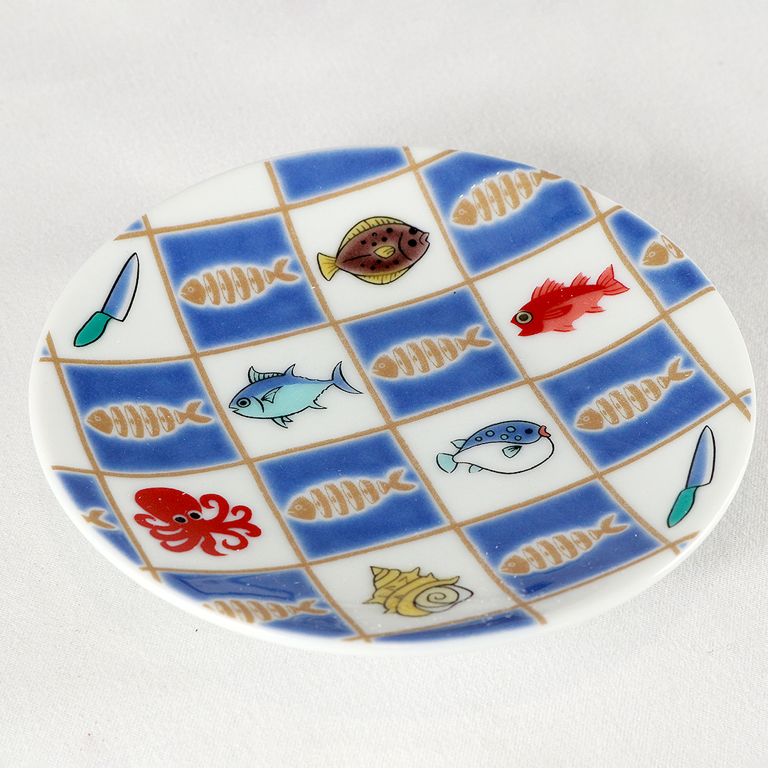 きまぐれ醤油刺し+豆皿2枚セット(九谷焼) |きまぐれクック|食器 きまぐれ醤油刺し+豆皿2枚セット(九谷焼) |きまぐれクック|食器