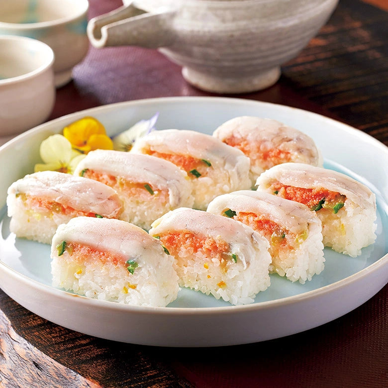 きまぐれクック監修 ゆず香る真ふぐめんたい寿司