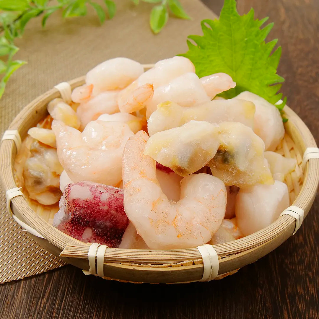 出汁溢れる 冷凍生シーフードミックス 約400g（200g×2）