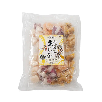 出汁溢れる 冷凍生シーフードミックス 約400g（200g×2）
