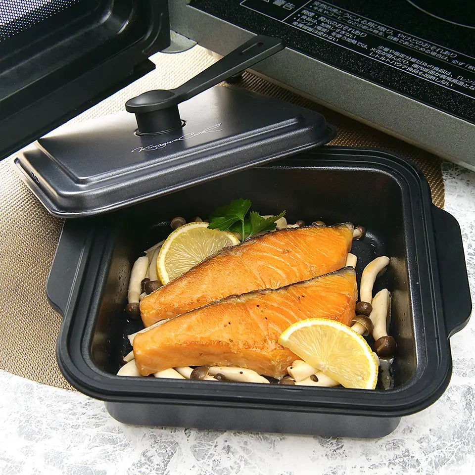 電子レンジ専用】きまぐれ直火風レンジグリル(シリコンミトン付 電子レンジ専用】きまぐれ直火風レンジグリル(シリコンミトン付