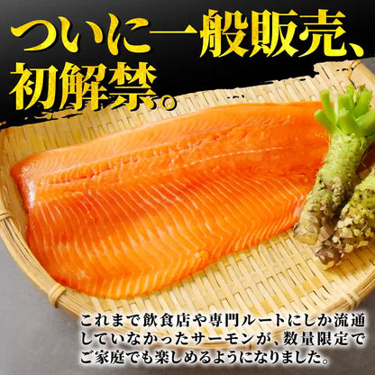 【安曇野産】雪解けわさび田サーモン 約400g