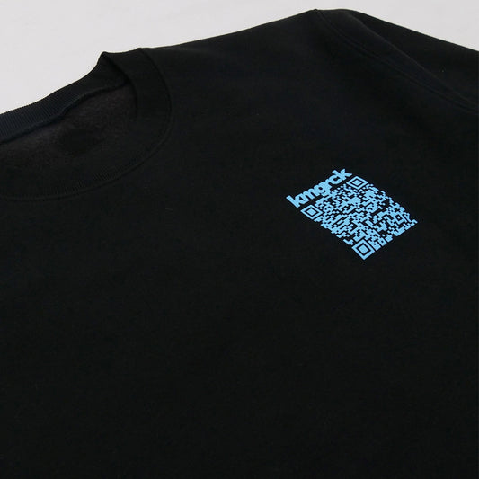 きまぐれミーム沼スウェット black