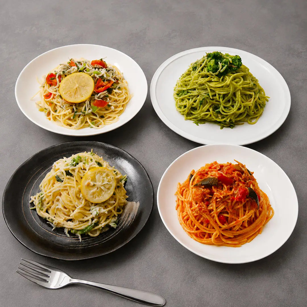 【きまぐれクック監修】瀬戸内しらすのパスタソース4種
